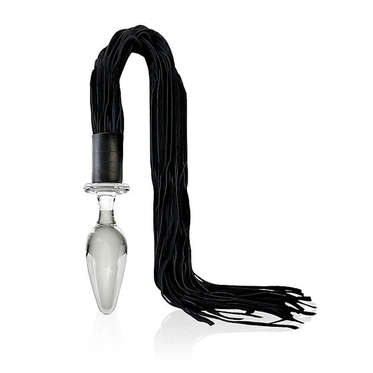 Pipedream Icicles No 49 Glass Butt Plug and Flogger