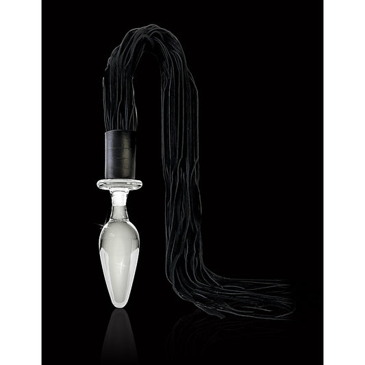 Pipedream Icicles No 49 Glass Butt Plug and Flogger