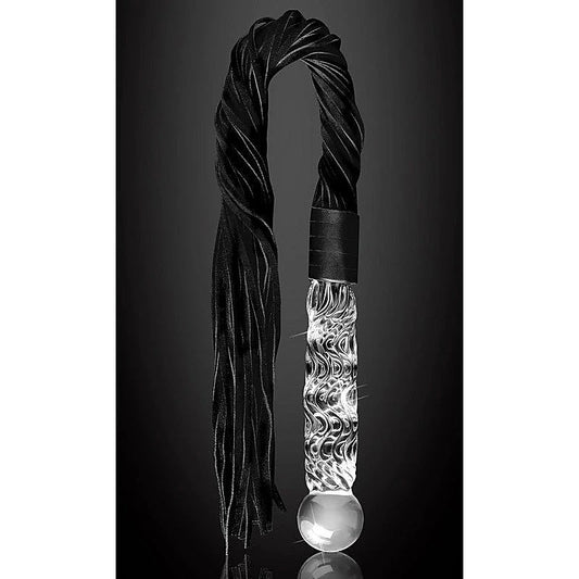 Pipedream Icicles No 38 Hand Blown Glass Whip - Anal Dildos