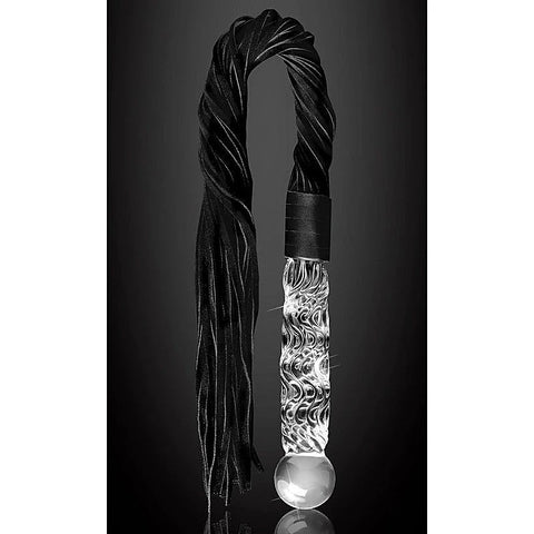 Pipedream Icicles No 38 Hand Blown Glass Whip - Anal Dildos