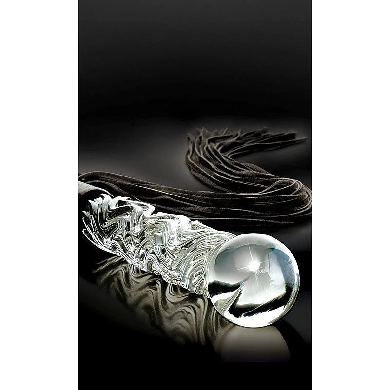 Pipedream Icicles No 38 Hand Blown Glass Whip - Anal Dildos