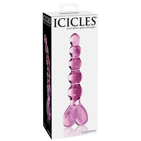 Pipedream Icicles No 43 Luxury Glass Anal Beads - Glass Sex Toys