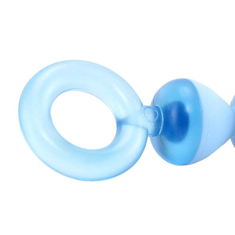 Premium Blue Silicone Anal Beads by Sportsheets - Anal Beads and Balls