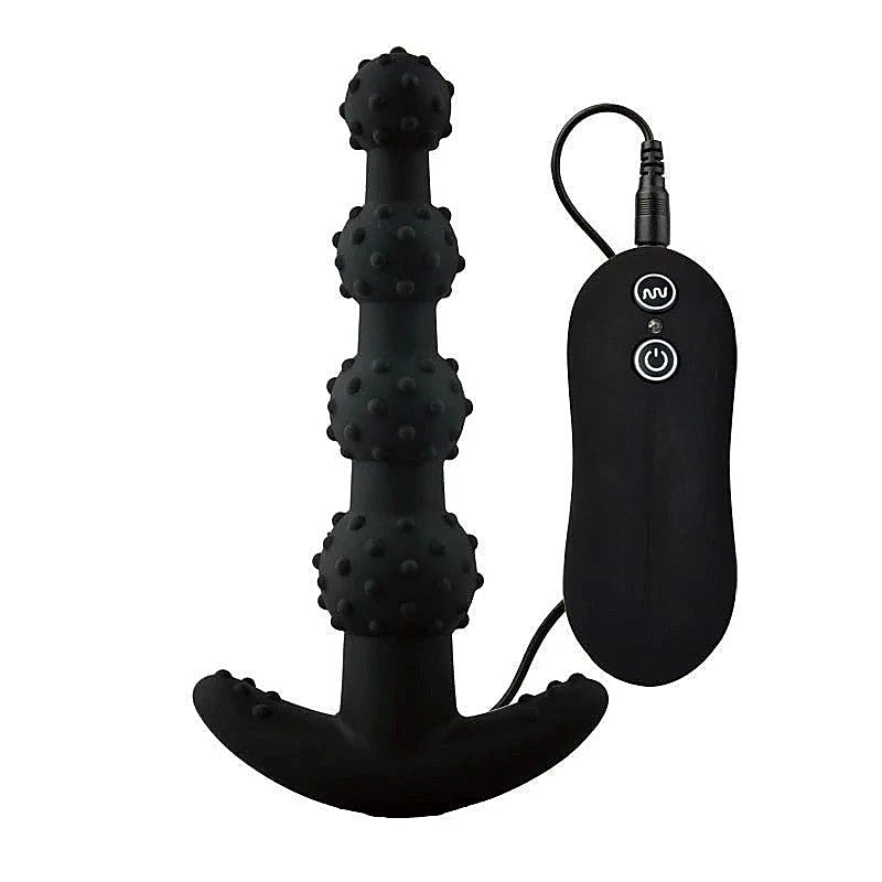 MaxPleasure Vibrating Anal Beads by Aphrodisia - Butt Plugs