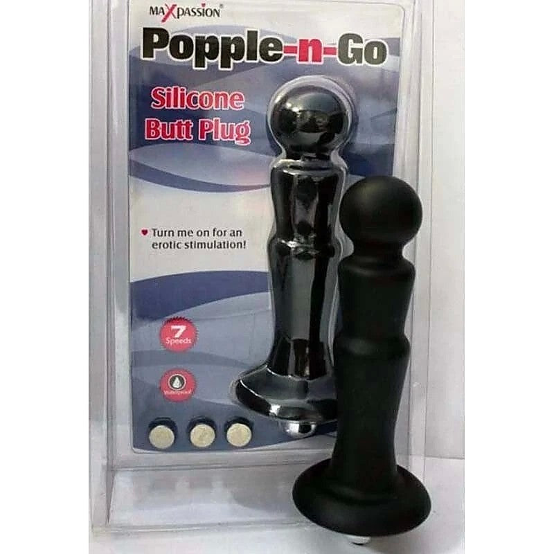 Popple-n-Go Silicone Butt Plug by Maxpassion - Butt Plugs