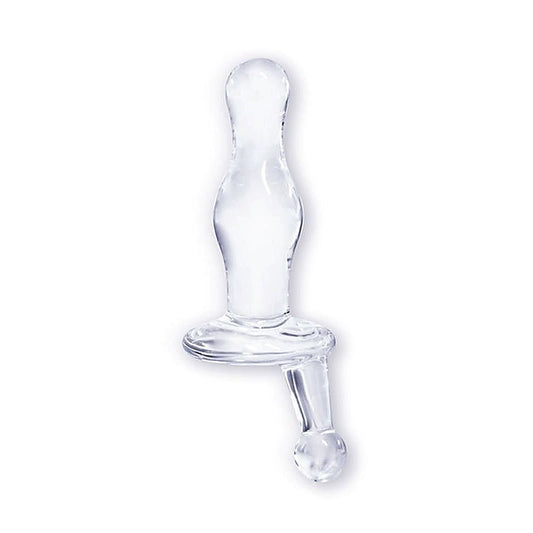 ButtMan's Viewable Glass Butt Plug Curves - Glass Sex Toys