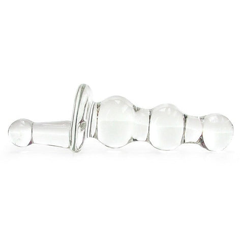 ButtMan's Viewable Glass Butt Plug Curves by Icon Brands - Glass Sex Toys