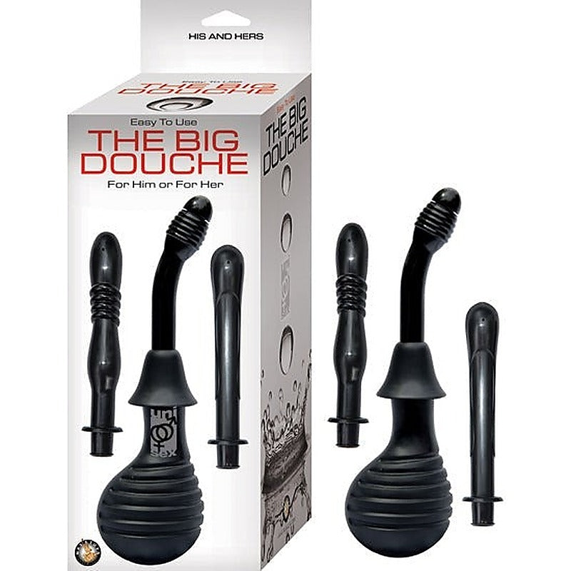 Premium The Big Douche Black by Nasstoys - Enemas and Douches