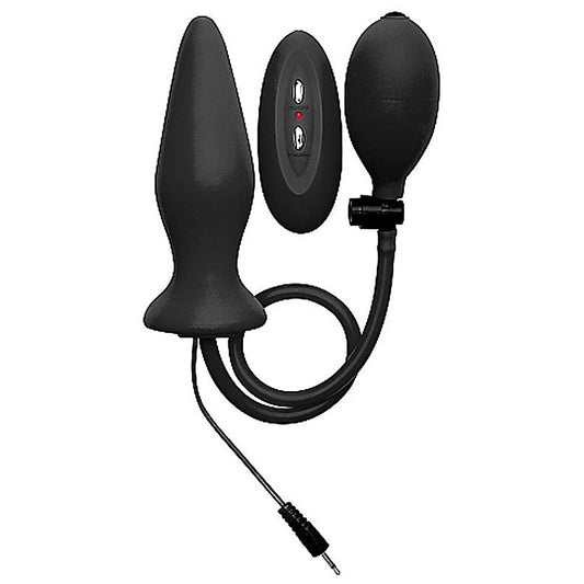 Ouch! Inflatable Vibrating Silicone Plug