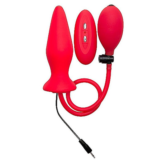 Ouch! Inflatable Vibrating Silicone Plug