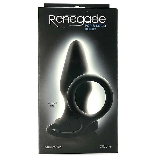 Renegade Pop and Lock Rocky Anal Plug With Ring - Butt Plugs