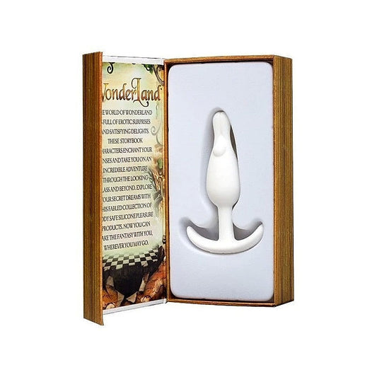 Doc Johnson Wonderland The White Wabbit Mini Butt Plug