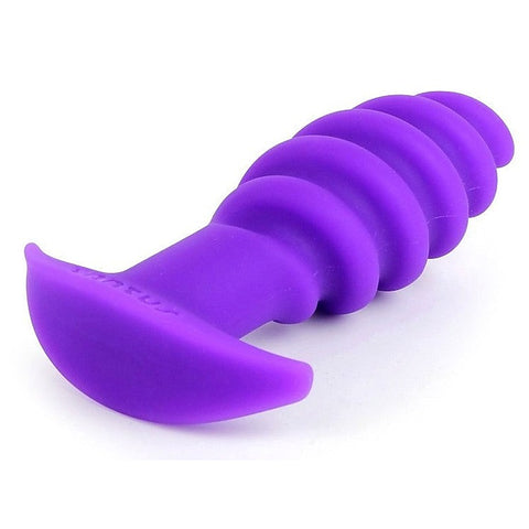 Professional-Grade Twist Purple by Tantus - Butt Plugs