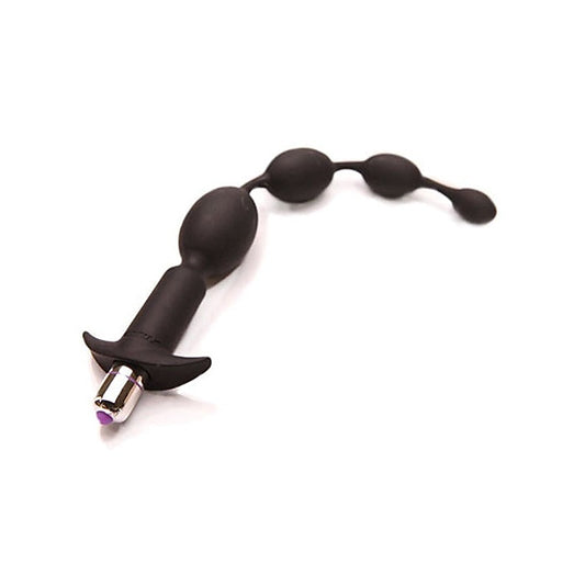 Tantus Vibrating Progressive Beads Black