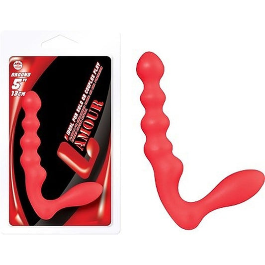 L'Amour 5" L Shape Double Dong