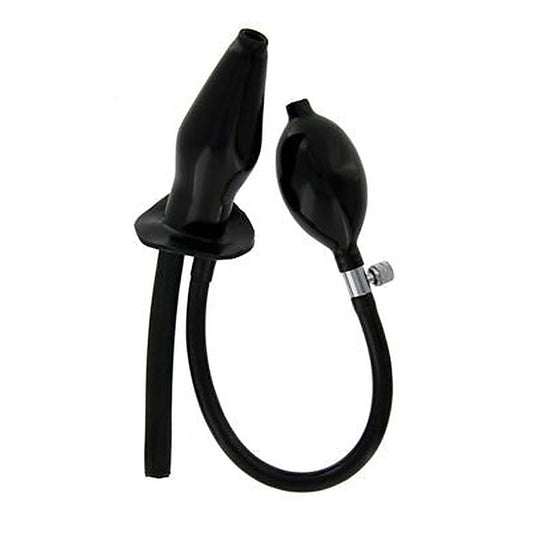 CleanStream Inflatable Enema Plug Black - Enemas and Douches