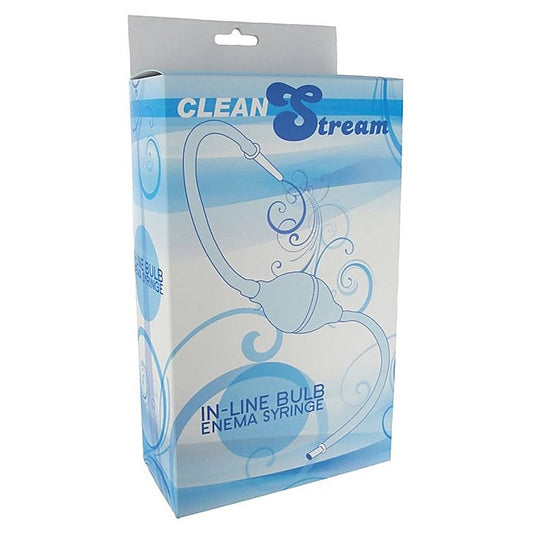 CleanStream InLine Accelerator Enema Bulb Orange - Enemas and Douches