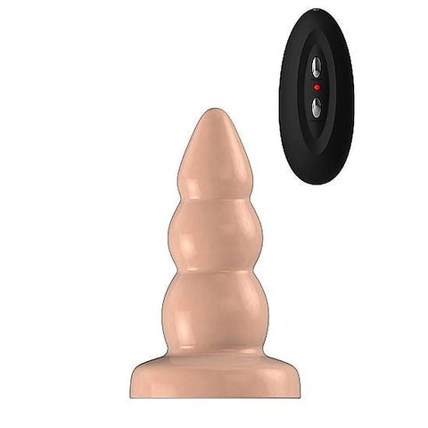 Bottom Line Vibrating Butt Plug Model 6 by Shots Toys - Penis Pumps And Stretchers