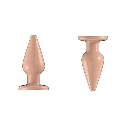 Bottom Line Rubber Butt Plug Model 2 by Shots Toys - Butt Plugs
