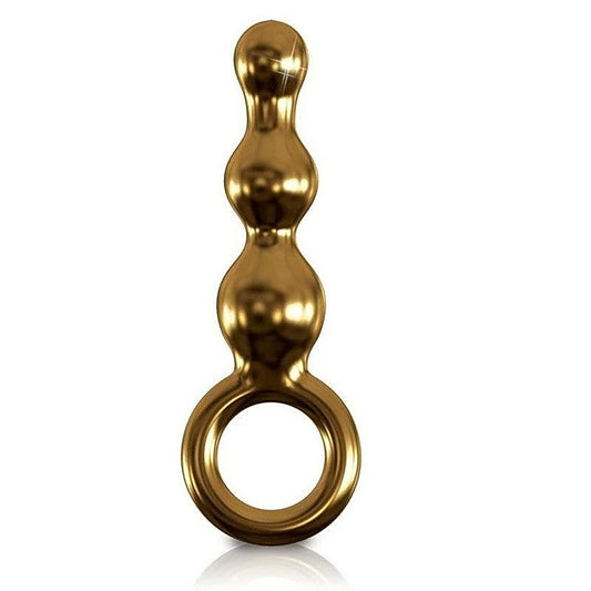 Pipedream Icicles Gold Edition G10 Glass Anal Dildo - Anal Dildos