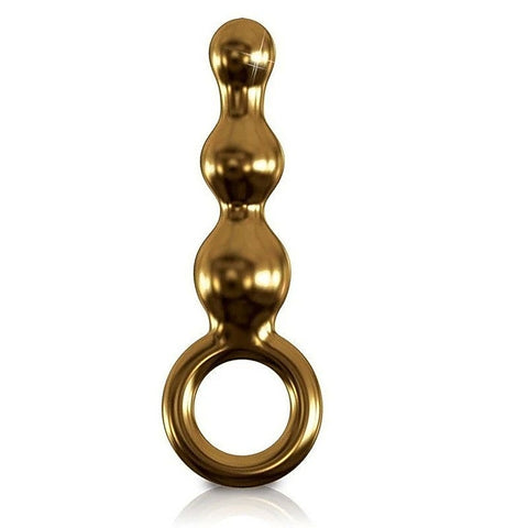 Pipedream Icicles Gold Edition G10 Glass Anal Dildo - Anal Dildos
