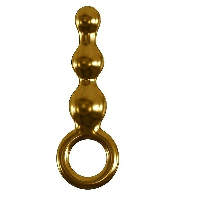 Pipedream Icicles Gold Edition G10 Glass Anal Dildo - Anal Dildos