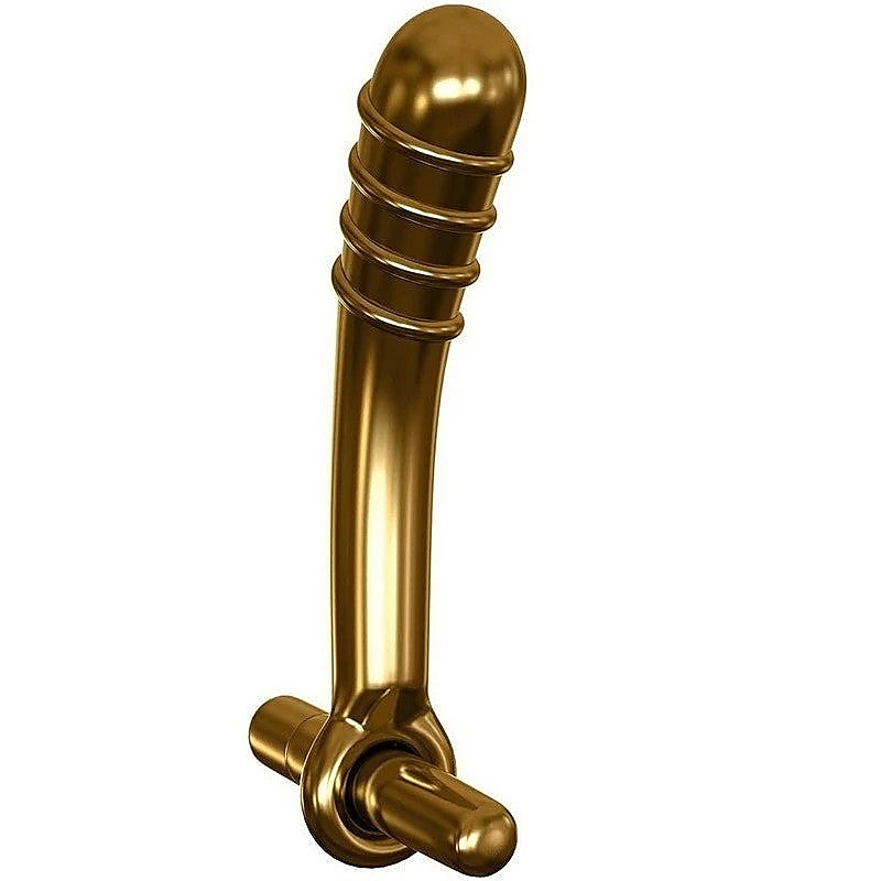 Pipedream Icicles Gold Edition G05 Vibrating Dildo - Anal Dildos
