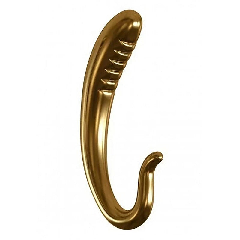 Icicles Gold Edition G03 Glass Prostate Vibrator - Glass Sex Toys
