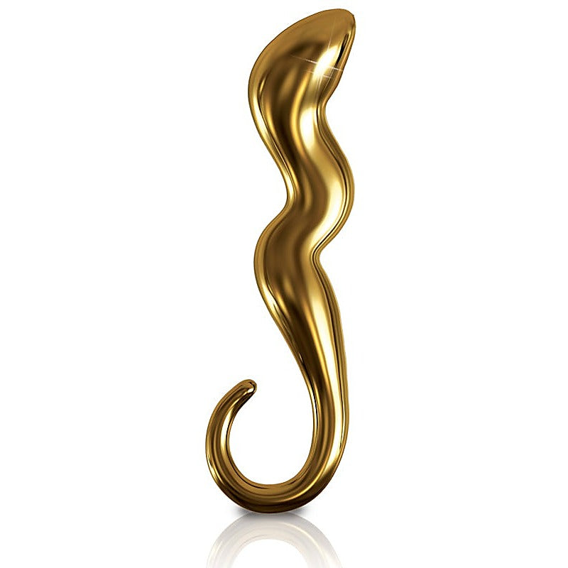 Icicles Gold Edition G01 Glass Prostate Massager - Glass Sex Toys