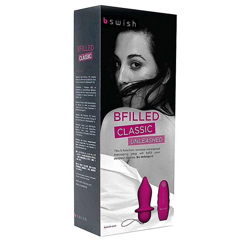 BFILLED Classic Unleashed Plug by B Swish - Rabbit Vibrators