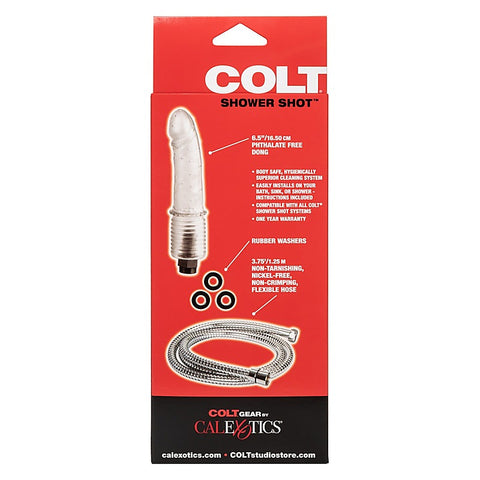 Shower Shot Dildo Shape Anal Douche by California Exotics - Enemas and Douches