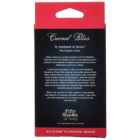 Carnal Bliss Pleasure Anal Sex Beads by Love Honey - Anal Beads and Balls
