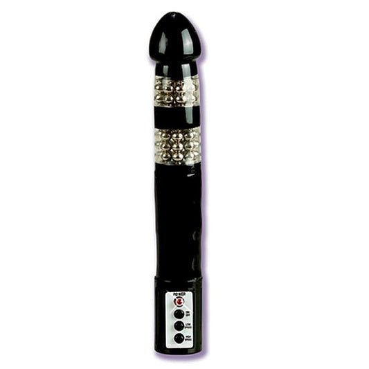 Colt Rotating Beaded Backdoor Pleasure Probe - Jelly Vibrators