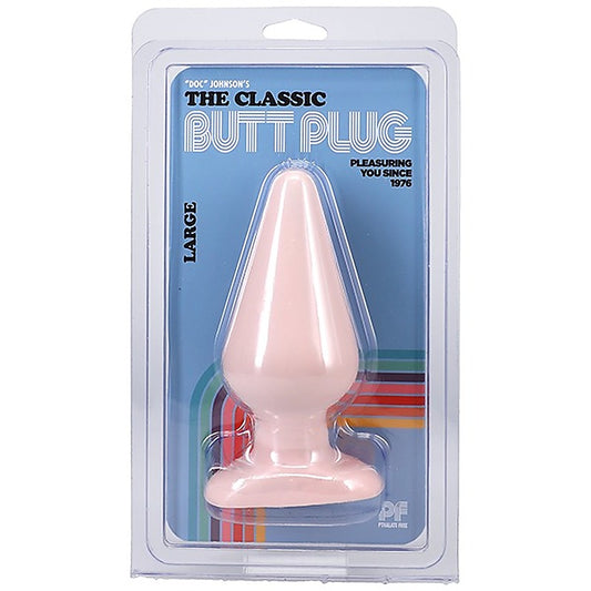 Doc Johnson Classic Butt Plug Smooth Large - Butt Plugs