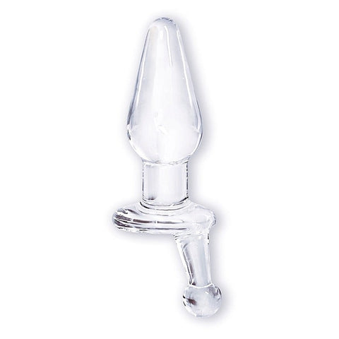 Buttman's Viewable Glass Butt Plug Bishop by Icon Brands - Glass Sex Toys