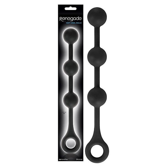 Renegade Soft Anal Balls Black