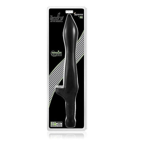 Ignite Small Goose with Handle Black by SI Novelties - Anal Dildos