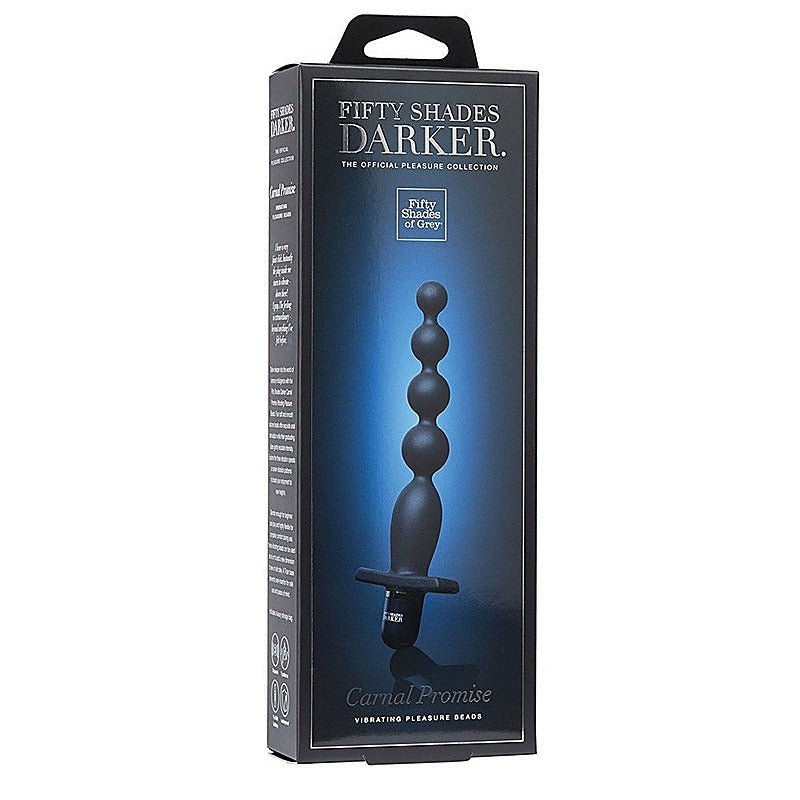 Fifty Shades Darker Carnal Promise Vibrating Anal Beads - Anal Beads and Balls