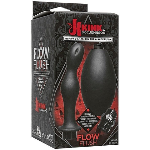 Kink Flow Flush Silicone Anal Douche by Doc Johnson - Enemas and Douches