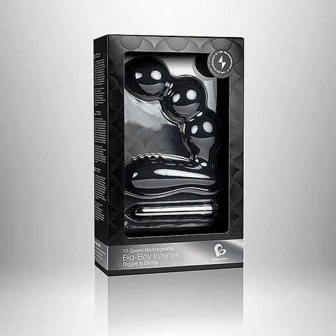 Big Boy Intense Black Prostate Massager by Rocks Off - Prostate Toys