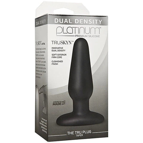 Platinum The Tru Butt Play Plug Taper by Doc Johnson - Butt Plugs