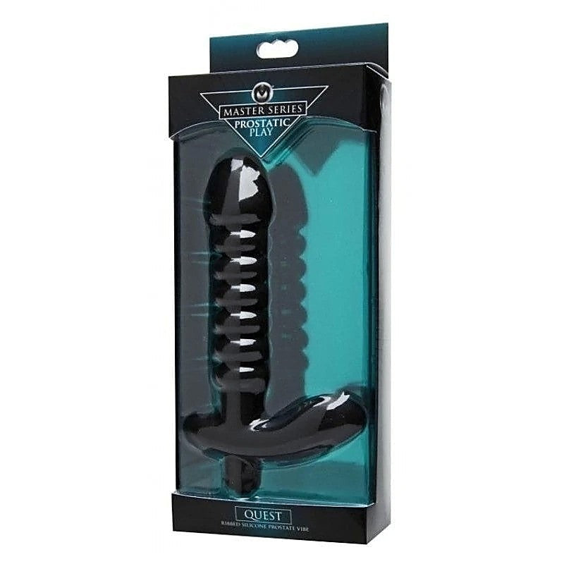 Prostatic Play Ribbed Silicone Prostate Vibe by XR Brands - Prostate Toys