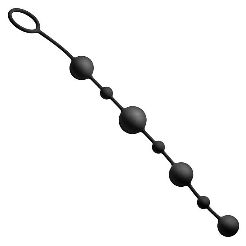 Linger Graduated Silicone Anal Beads by XR Brands - Anal Beads and Balls