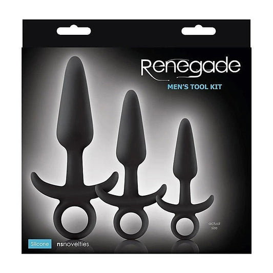 Renegade Men's Tool Kit Black - Butt Plugs