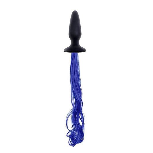 NS Novelties Magical Unicorn Tail Plug - Silky Silicone Tapered Design