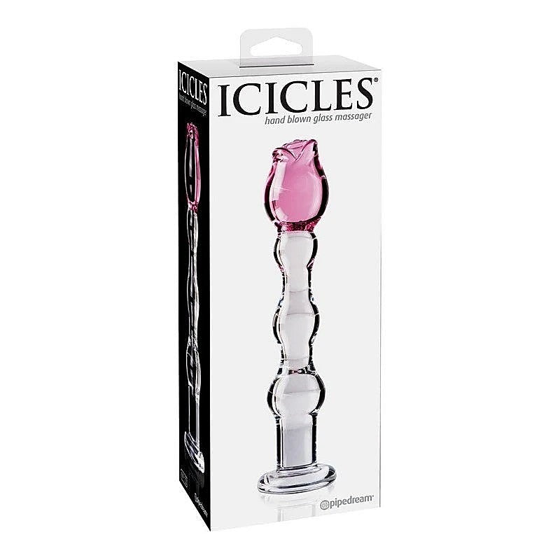 Pipedream Icicles No 12 Glass Anal Dildo - Anal Dildos