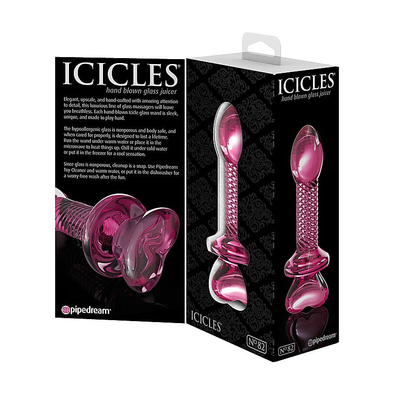 Icicles No 82 Anal Plug Glass by Pipedream - Glass Sex Toys