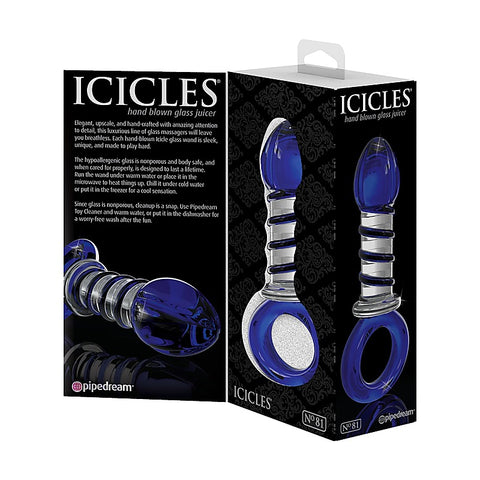 Icicles No. 81 Glass Anal Plug by Pipedream Products - Glass Sex Toys