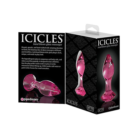 Icicles No. 79 Glass Anal Plug by Pipedream Products - Glass Sex Toys
