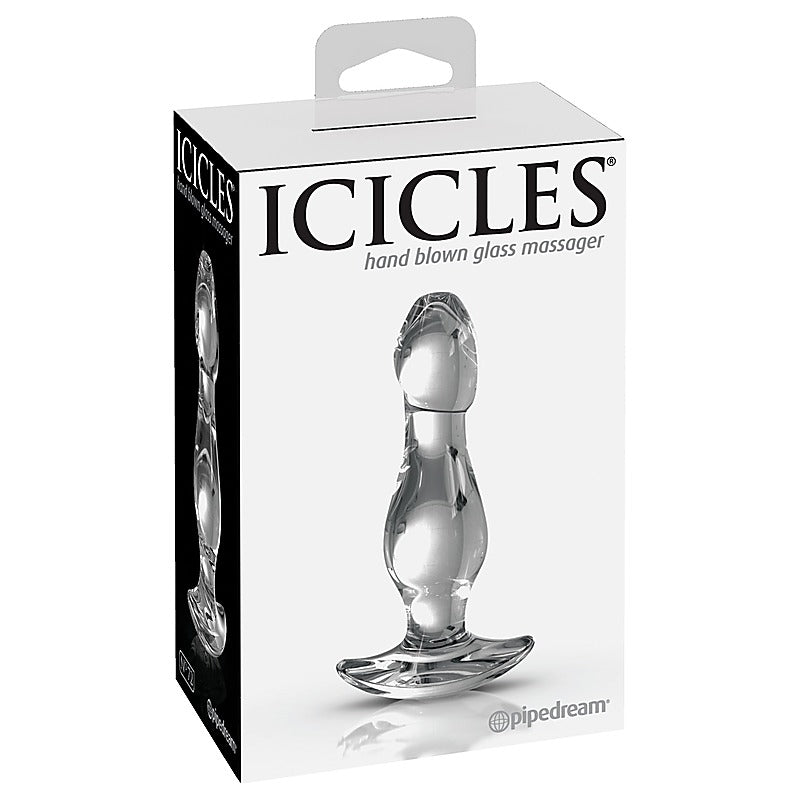 Icicles No. 72 Luxury Glass Butt Plug by Pipedream - Glass Sex Toys